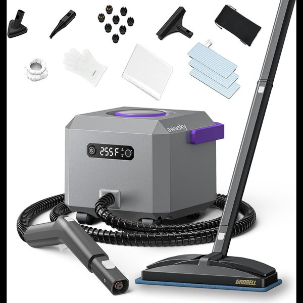 Aristell Steam Cleaner Fast 50Sec HeatUp Refill Anytime No Waiting